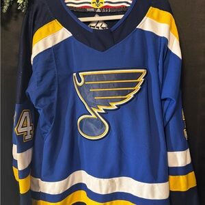 St Louis Blues Allen #34 adidas Hockey jersey